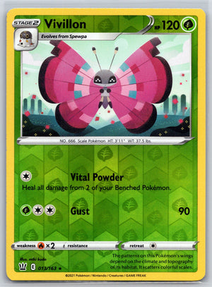 Vivillon 013/163 [SWSH05: Battle Styles]