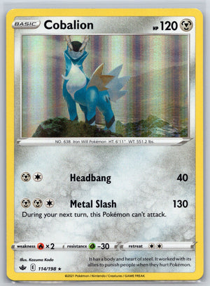 Cobalion 114/198 [SWSH06: Chilling Reign]