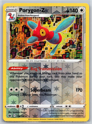 Porygon-Z 118/198 [SWSH06: Chilling Reign]