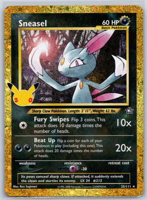 Sneasel [ME: 30th Celebration Classic Collection]