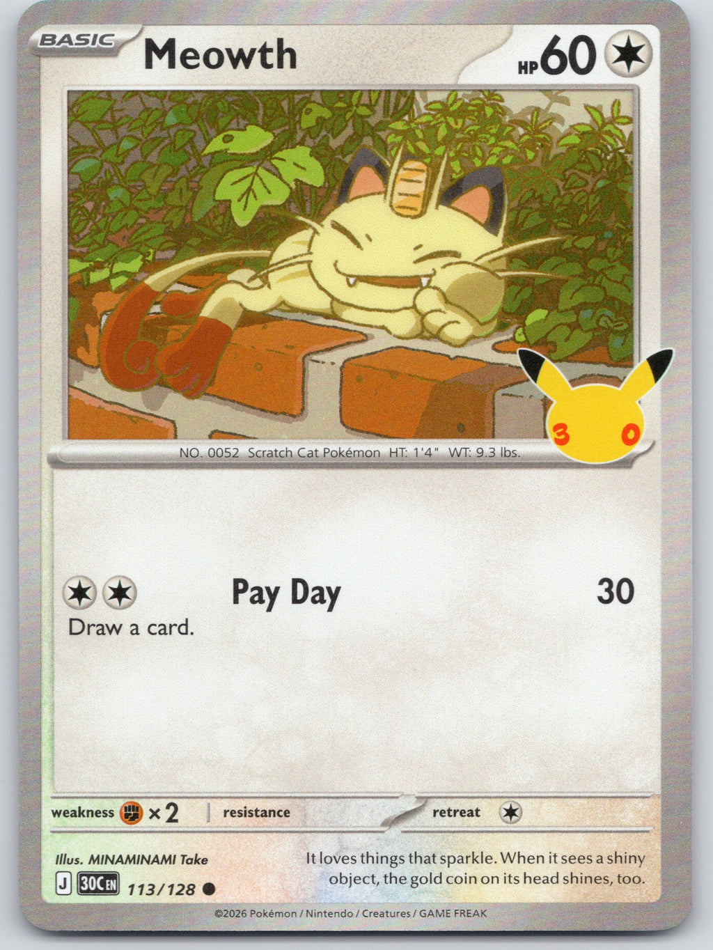 Meowth - 113/128