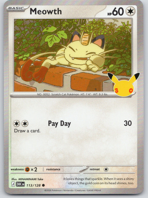 Meowth - 113/128