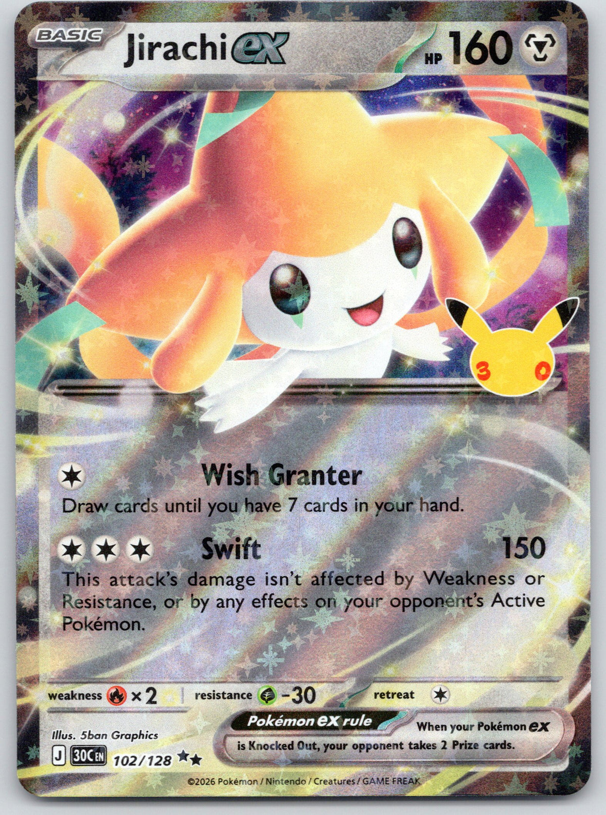 Jirachi ex - 102/128