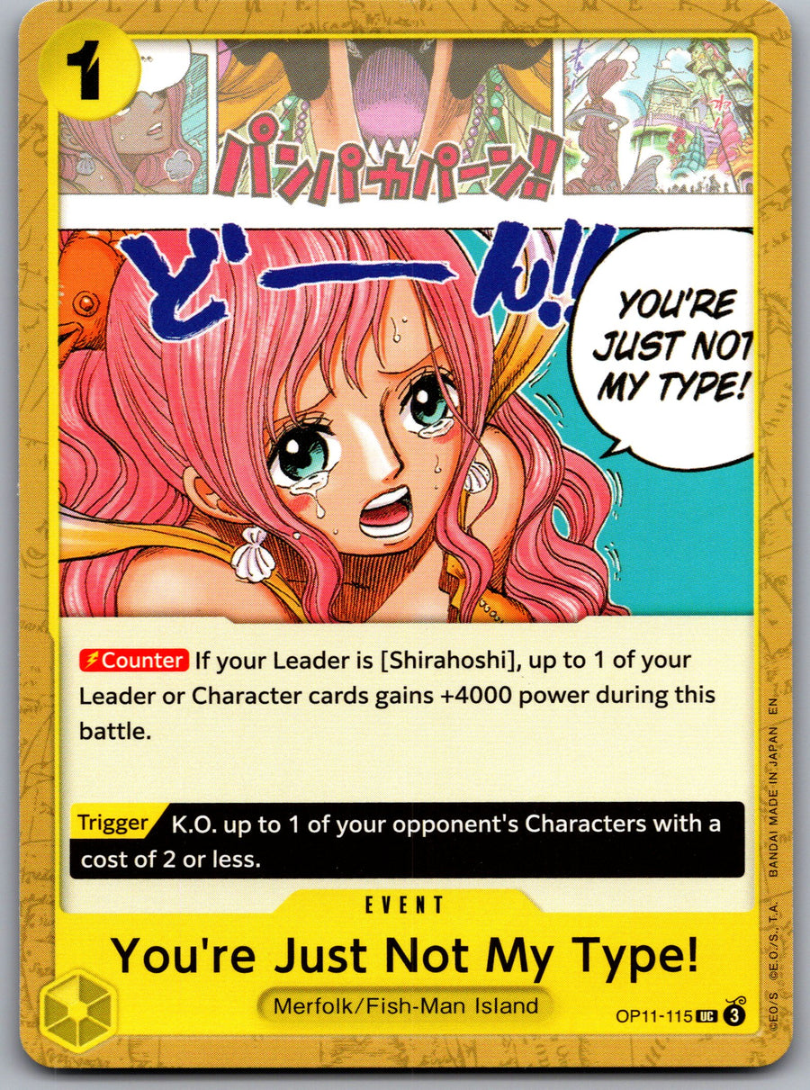 You're Just Not My Type!