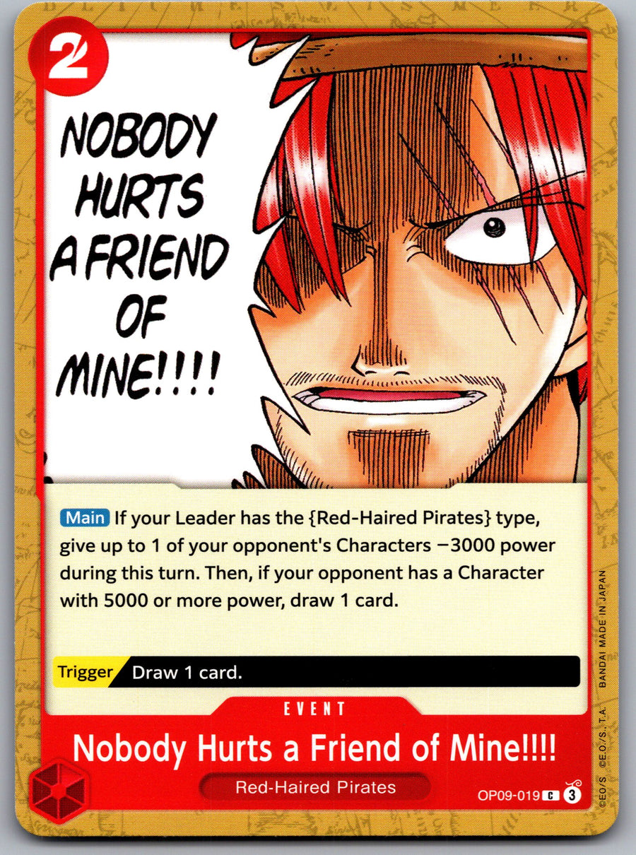 Nobody Hurts a Friend of Mine!!!!