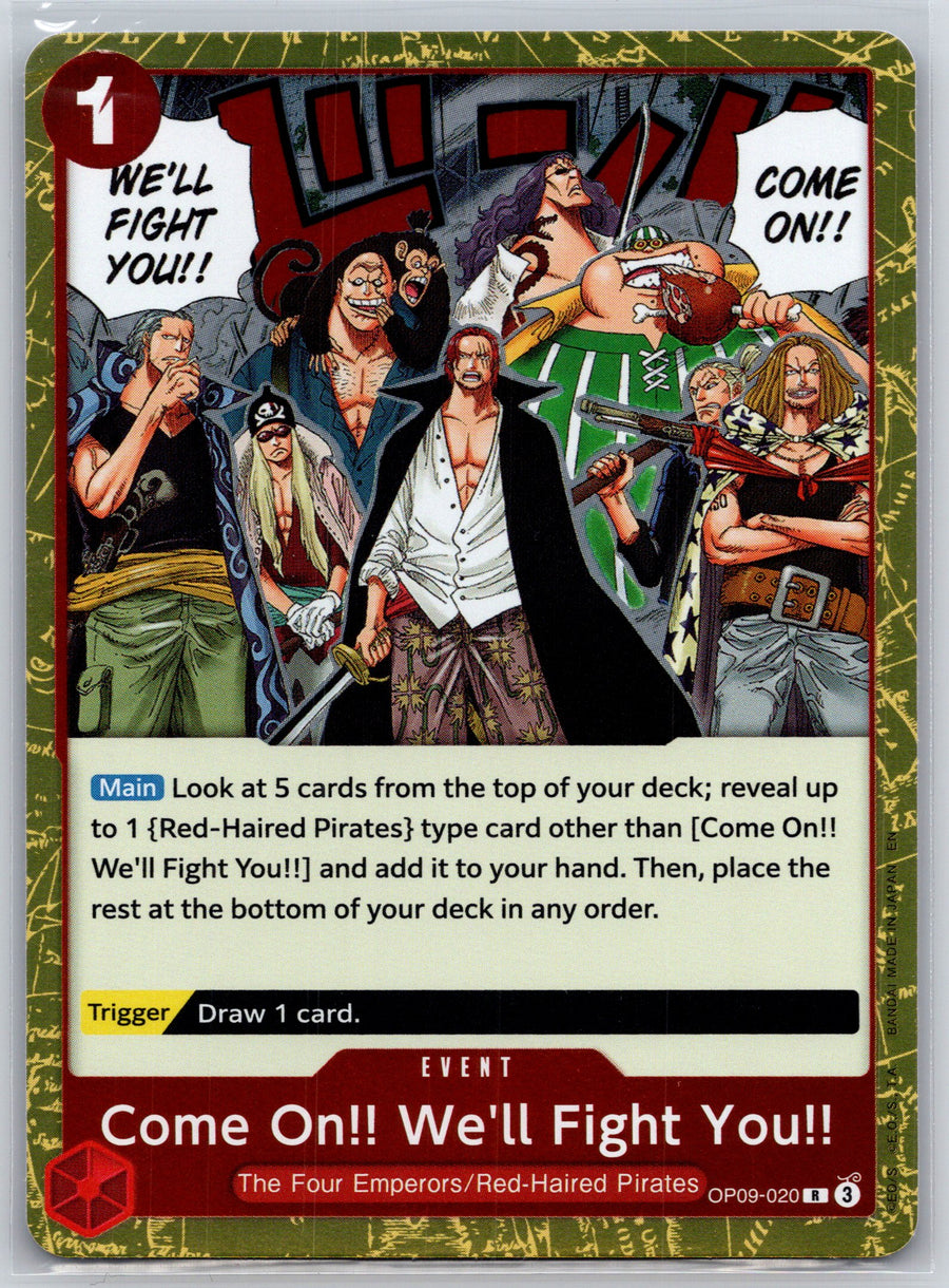 Come On!! We'll Fight You!!