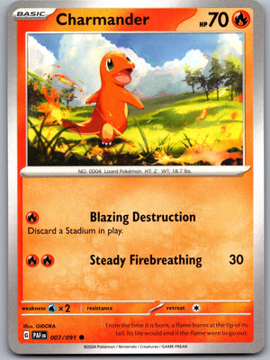 Charmander - 007/091 [SV: Paldean Fates]