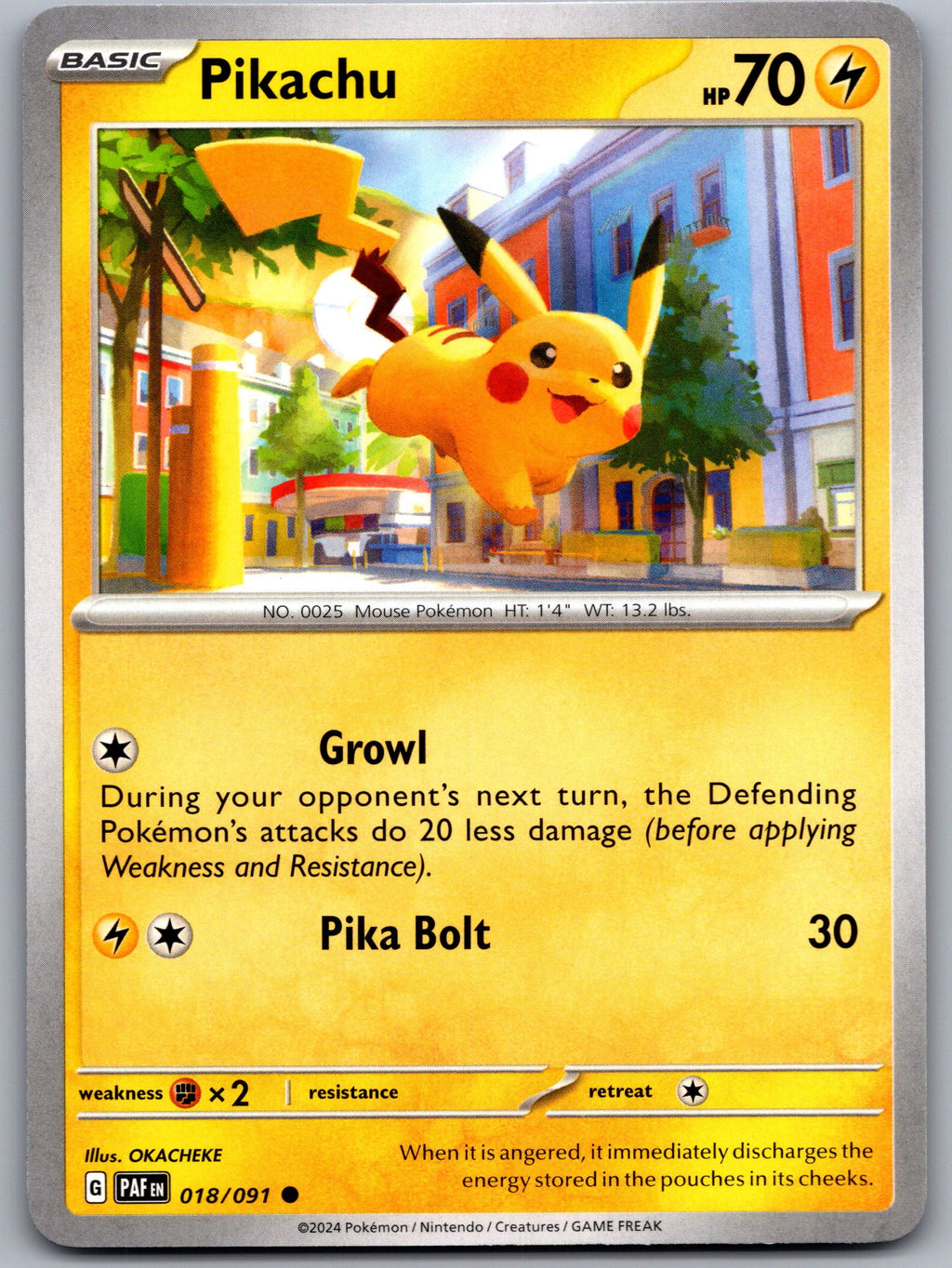 Pikachu - 018/091