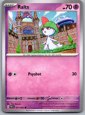 Ralts - 027/091 [SV: Paldean Fates]