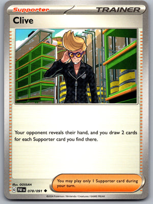 Clive - 078/091 [SV: Paldean Fates]