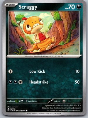 Scraggy 060/091 [SV: Paldean Fates]