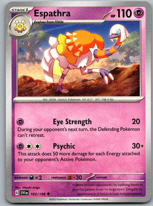 Espathra 103/198 [SV01: Scarlet & Violet Base Set]