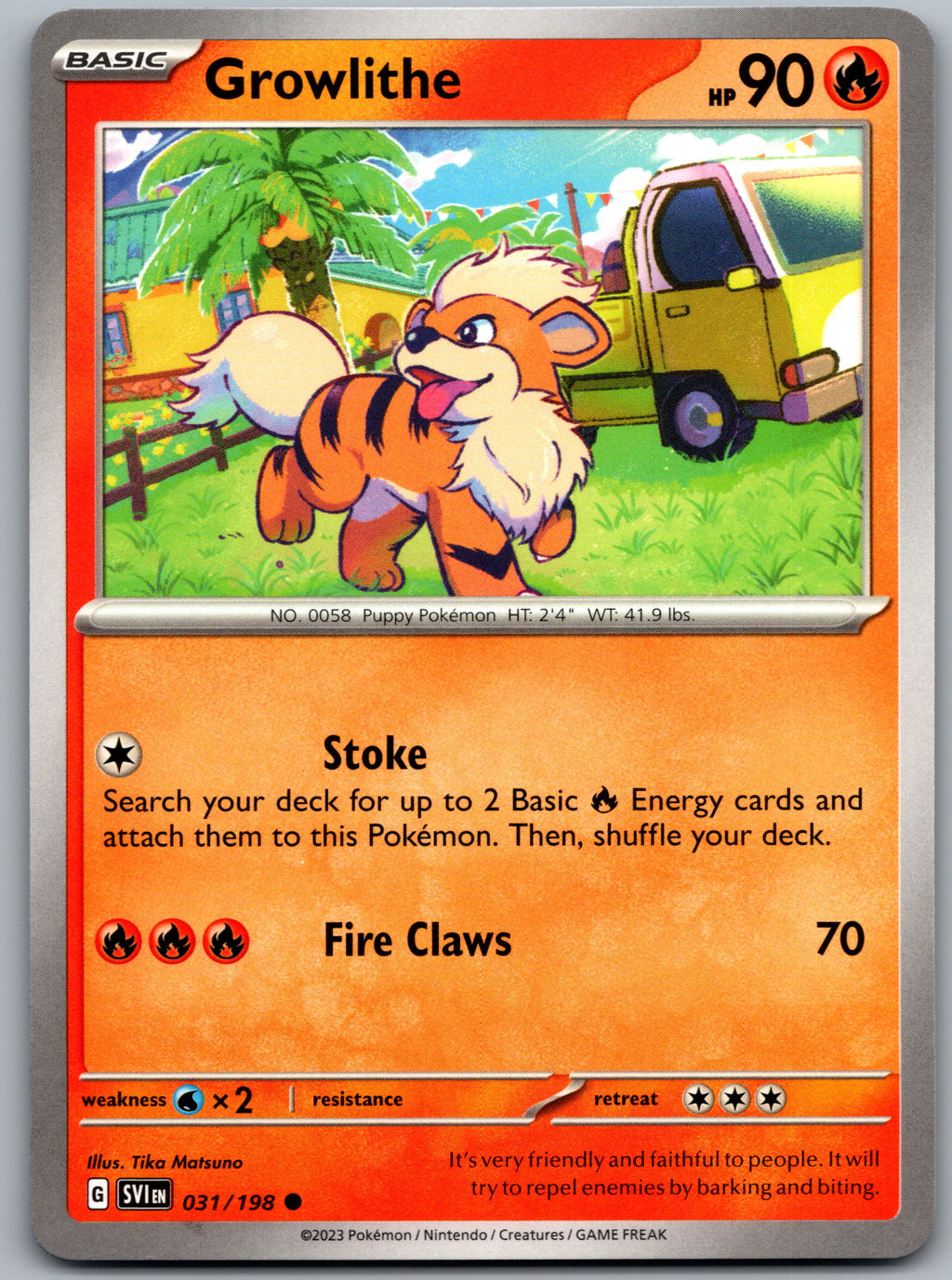 Growlithe - 031/198