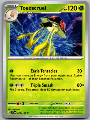 Toedscruel 026/198 [SV01: Scarlet & Violet Base Set]