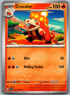 Crocalor 037/198 [SV01: Scarlet & Violet Base Set]