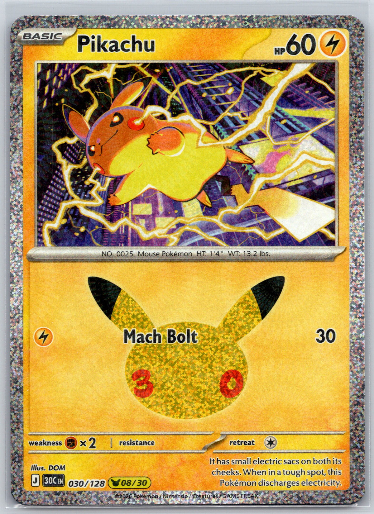 Pikachu - 030/128