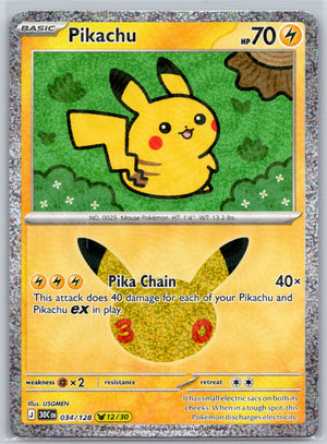 Pikachu - 034/128 [ME: 30th Celebration]