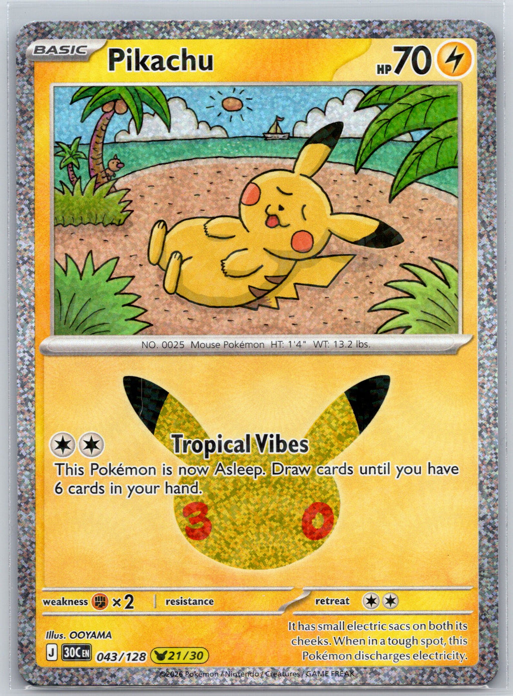 Pikachu - 043/128