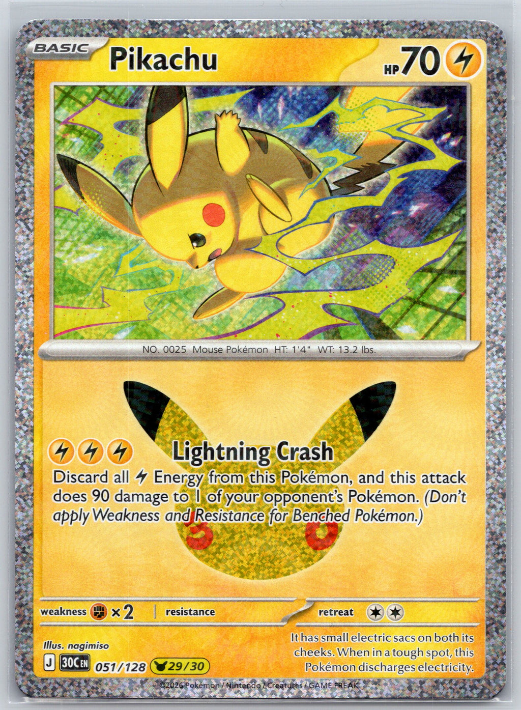 Pikachu - 051/128
