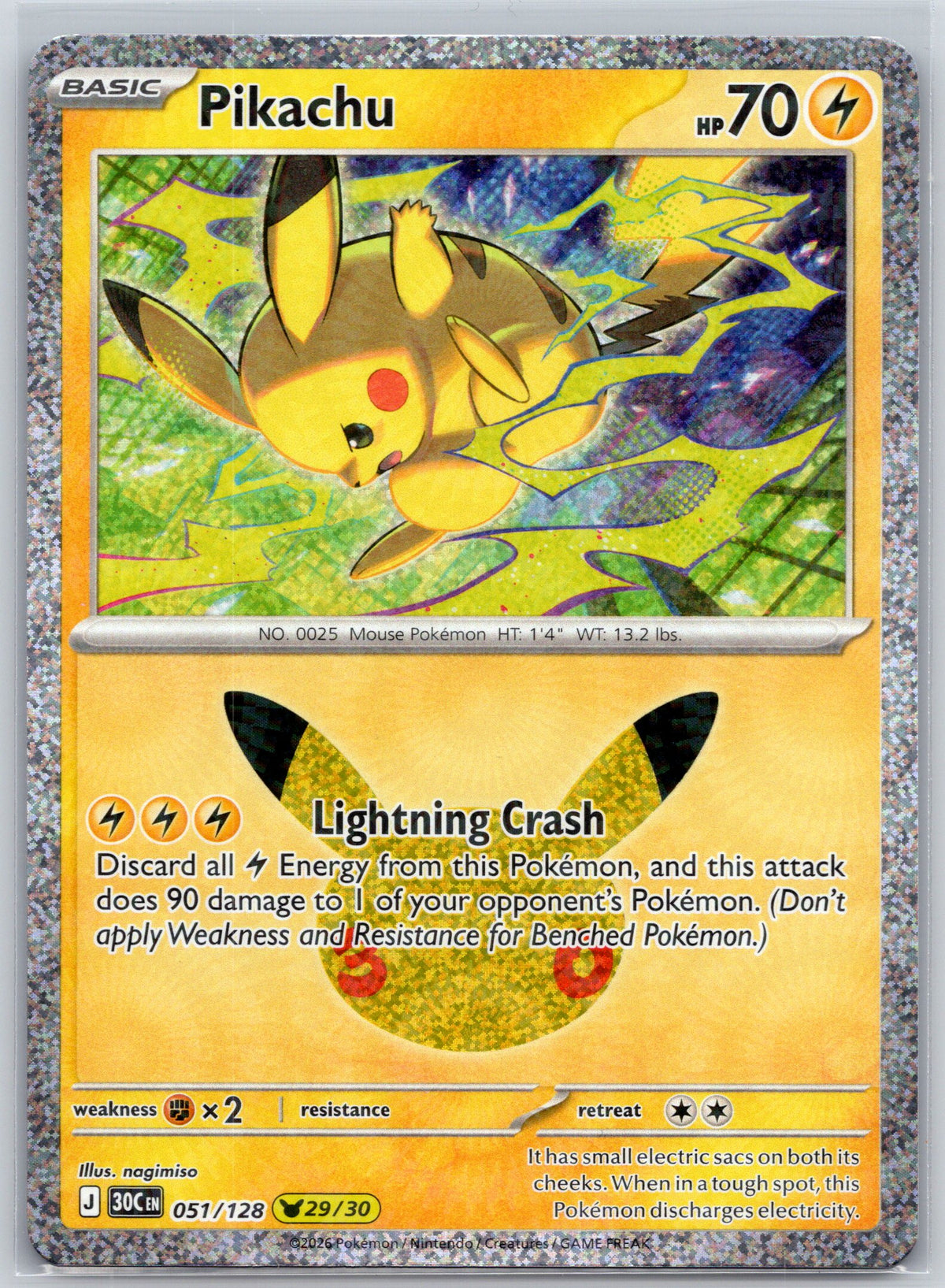 Pikachu - 051/128