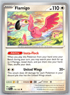 Flamigo 170/193 [SV02: Paldea Evolved]