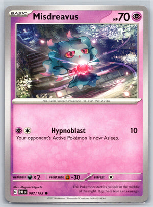 Misdreavus 087/193 [SV02: Paldea Evolved]