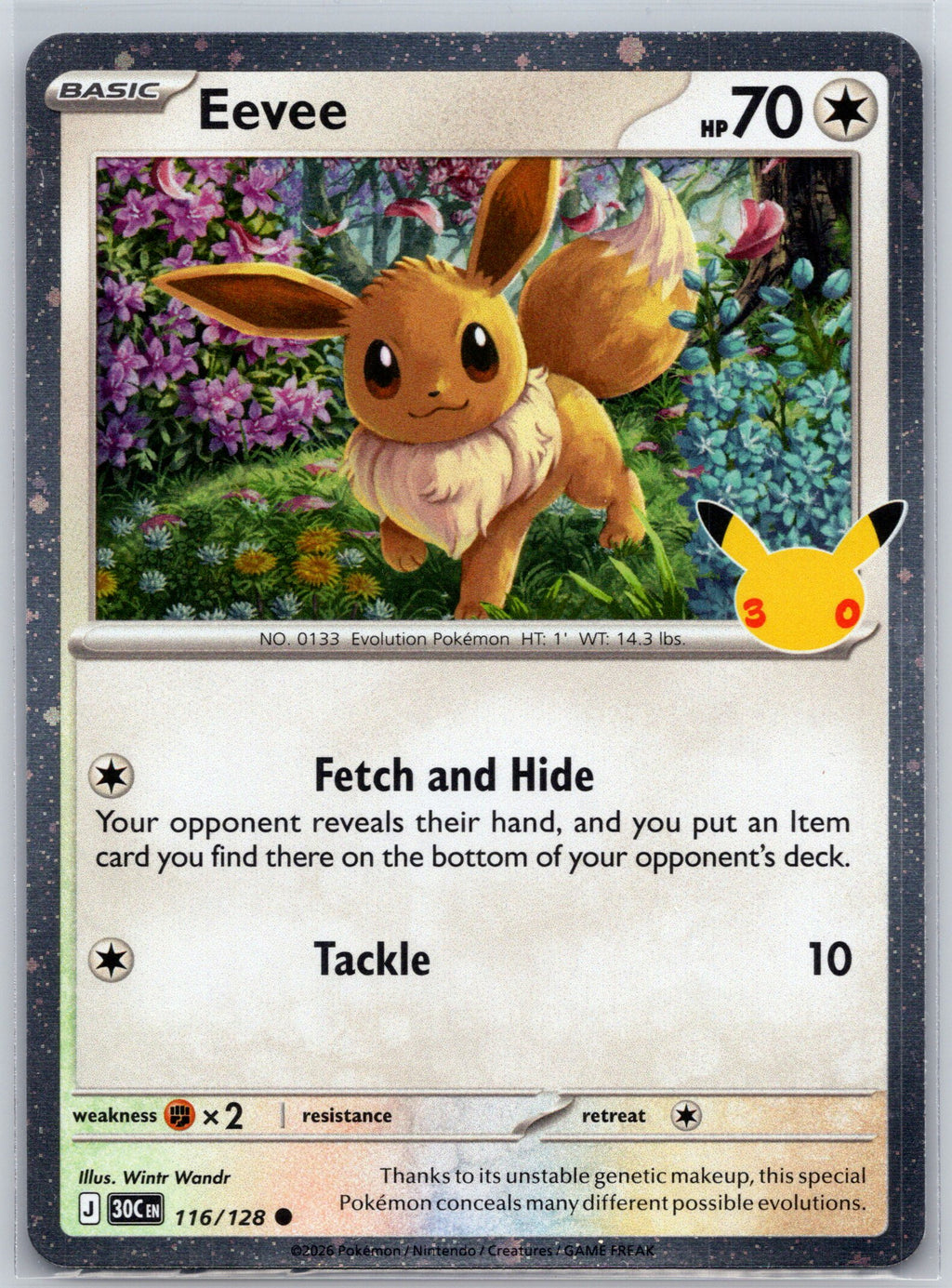 Eevee - 116/128 (30th Celebration)