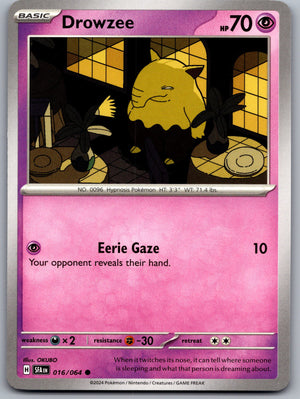 Drowzee 016/064 [SV: Shrouded Fable]