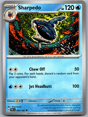 Sharpedo 043/162 [SV05: Temporal Forces]