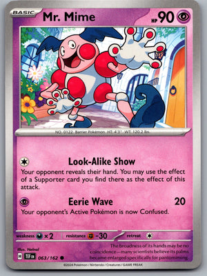 Mr. Mime 063/162 [SV05: Temporal Forces]