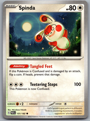 Spinda 151/182 [SV04: Paradox Rift]