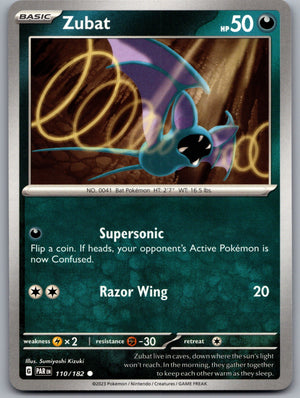 Zubat 110/182 [SV04: Paradox Rift]