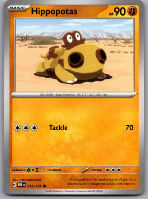 Hippopotas 052/131 [SV: Prismatic Evolutions]