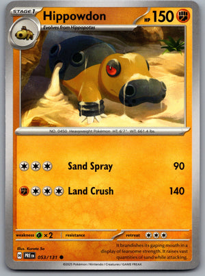 Hippowdon 053/131 [SV: Prismatic Evolutions]