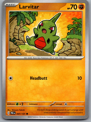 Larvitar 047/131 [SV: Prismatic Evolutions]