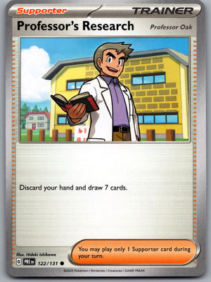 Professor's Research [Professor Oak] 122/131 [SV: Prismatic Evolutions]