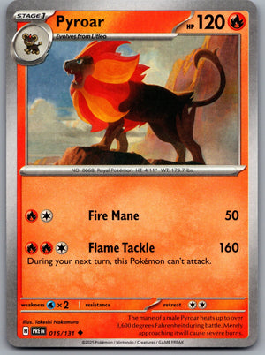 Pyroar 016/131 [SV: Prismatic Evolutions]