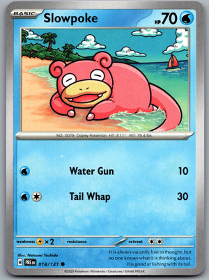 Slowpoke 018/131 [SV: Prismatic Evolutions]