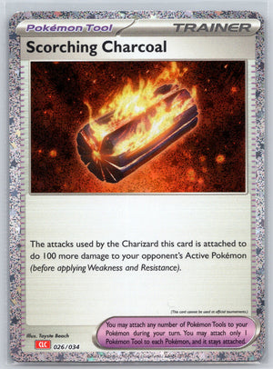 Scorching Charcoal 026/034 [Trading Card Game Classic]