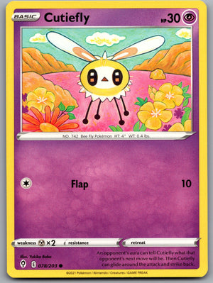Cutiefly 078/203 [SWSH07: Evolving Skies]