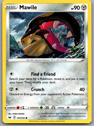 Mawile 129/202 [SWSH01: Sword & Shield Base Set]