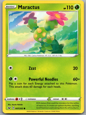 Maractus 007/202 [SWSH01: Sword & Shield Base Set]