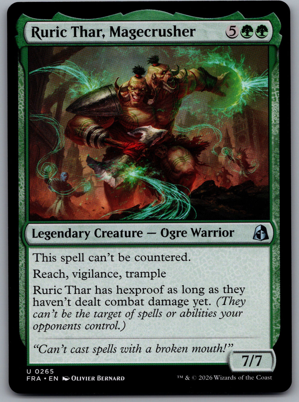 Ruric Thar, Magecrusher