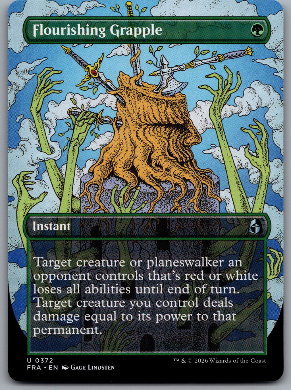 Flourishing Grapple (Borderless)