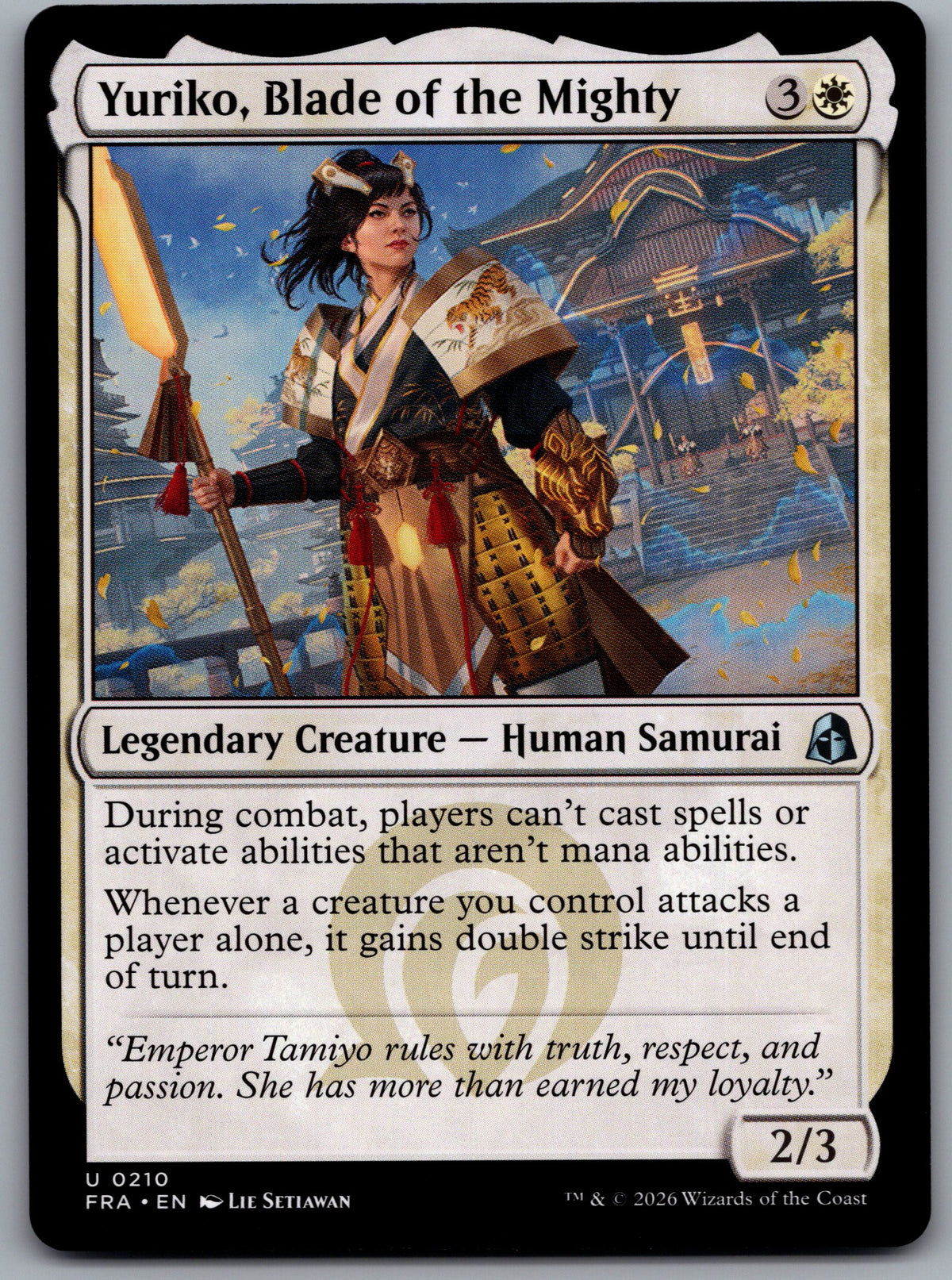 Yuriko, Blade of the Mighty
