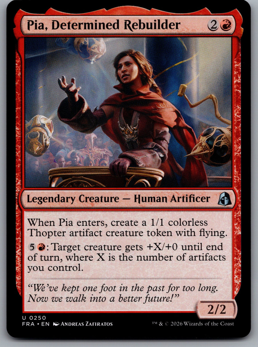 Pia, Determined Rebuilder