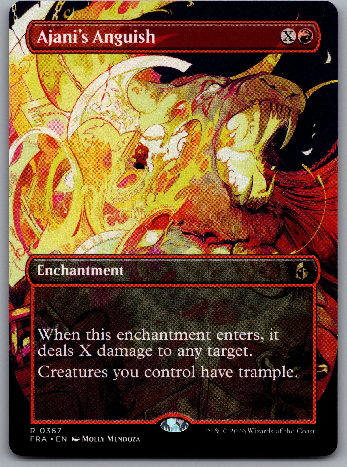 Ajani's Anguish (Borderless)