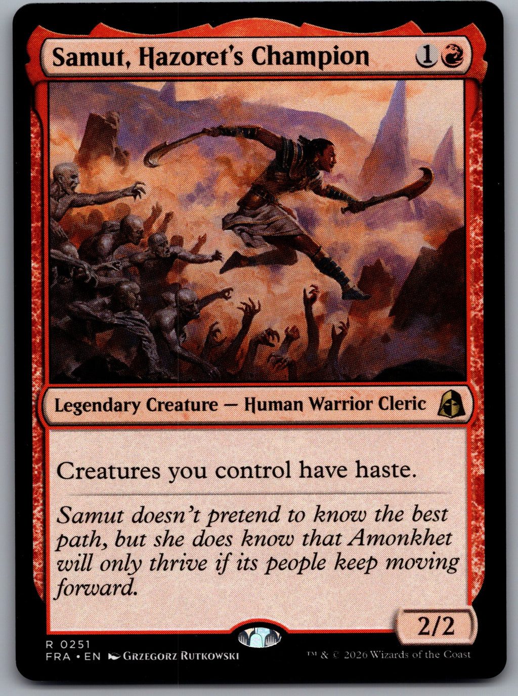 Samut, Hazoret's Champion