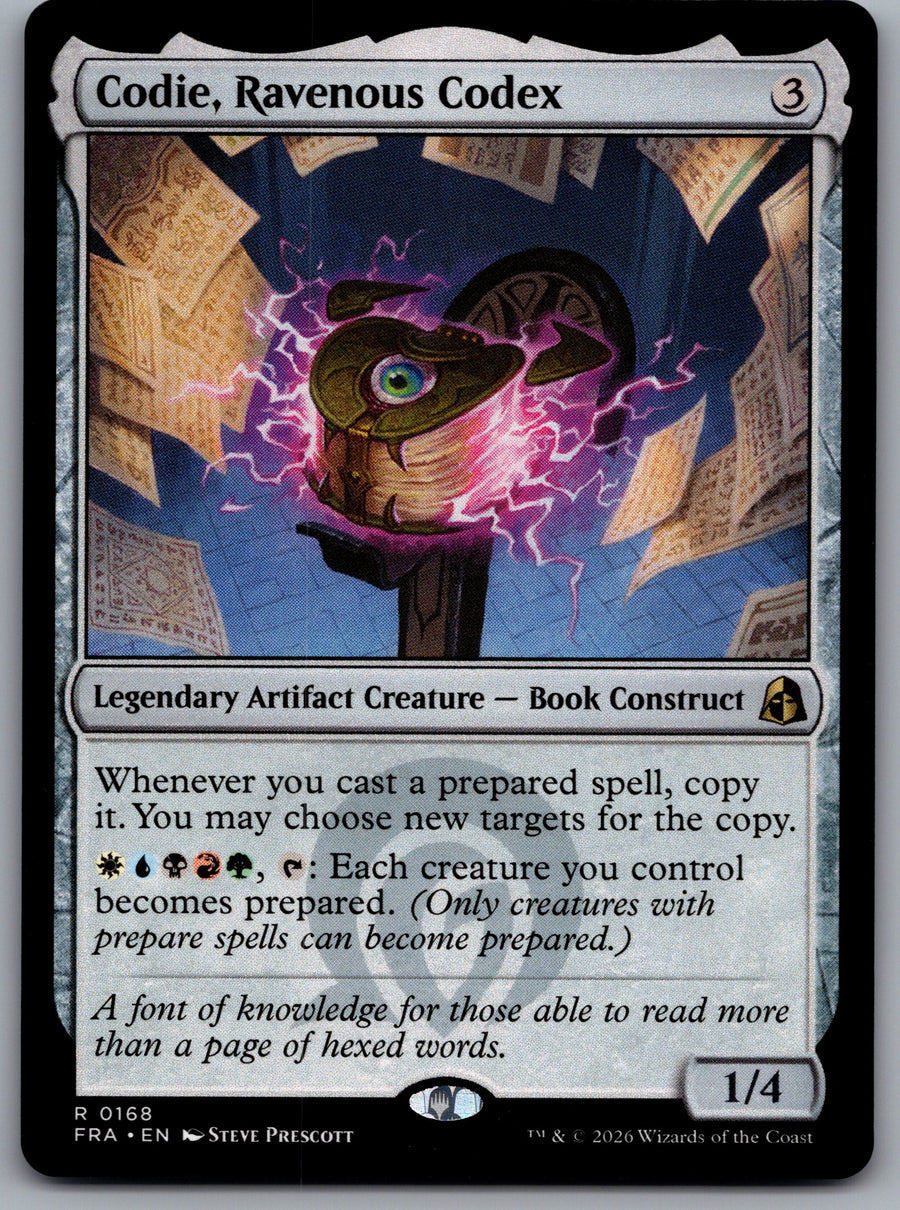 Codie, Ravenous Codex