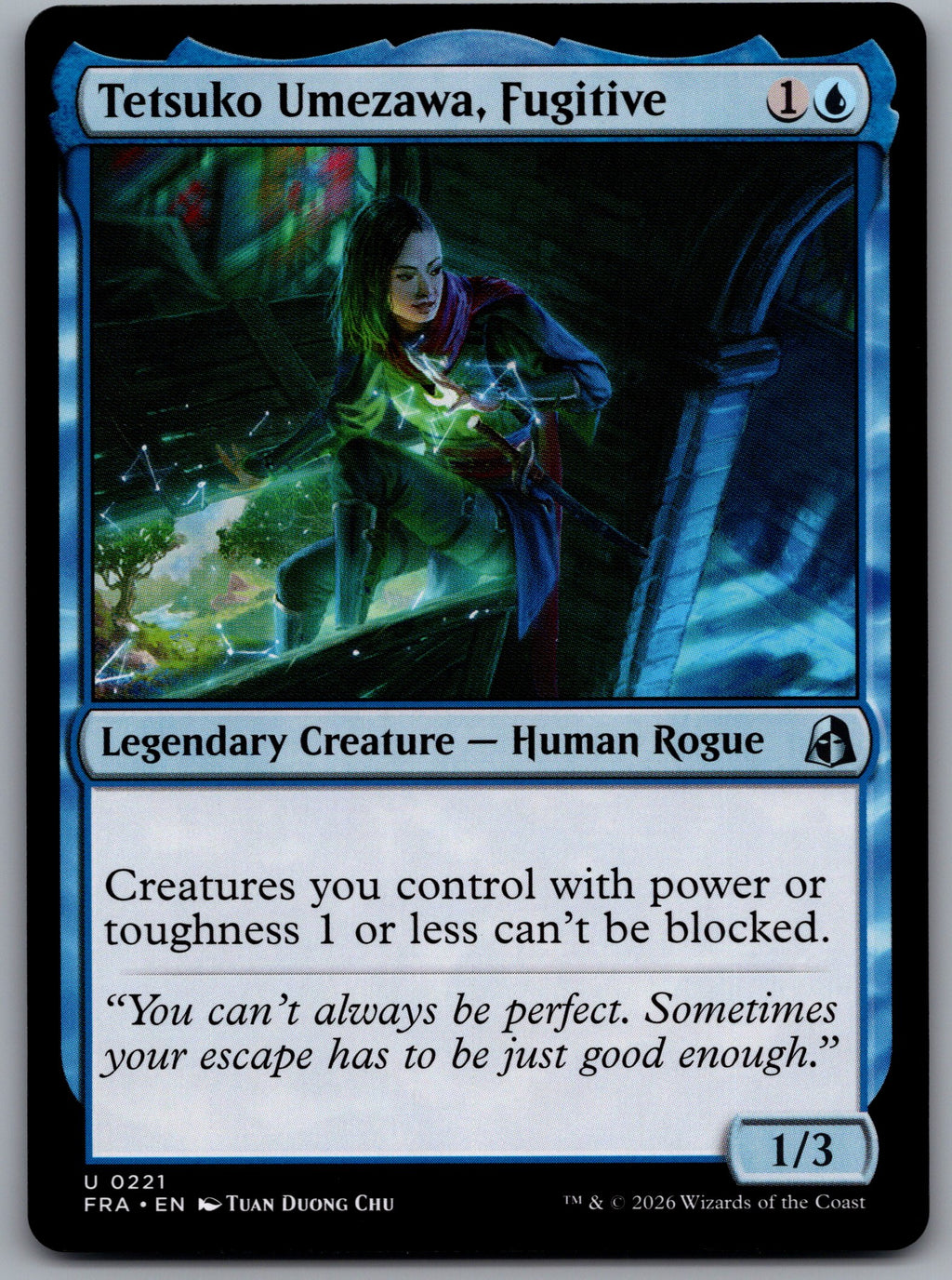 Tetsuko Umezawa, Fugitive